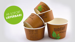 Biologische Pappbecher Biocups GEBAS