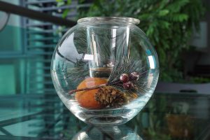 Schnelle Dekoration im Glas