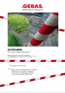 GEBAS Gelatissimo Gutschein