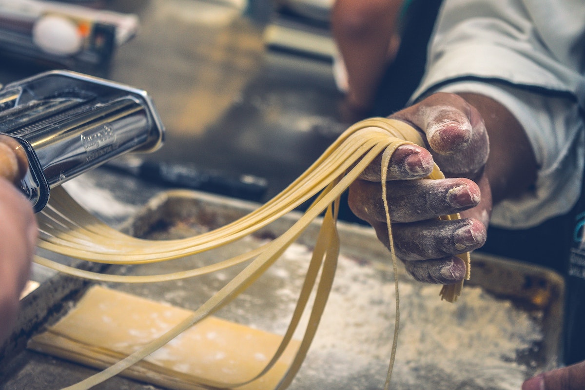 Italienische Pasta ist weltberühmt