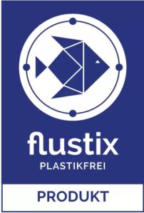 Plastikfrei zertifiziert mit flustix