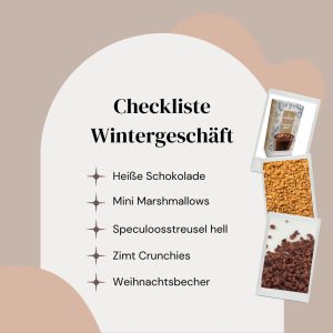 Ceckliste Wintergeschäft