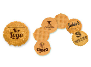 Waffelaufleger personalisiert