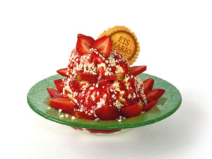 Spaghettieisbowl Mondigel Eisgläser